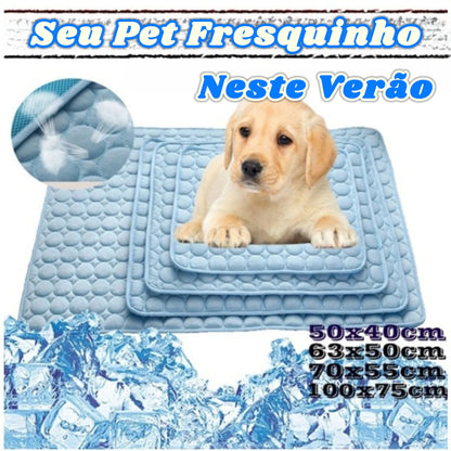 Tapete de Resfriamento Antiderrapante - Conforto e Frescor para Seu Pet! ❄️